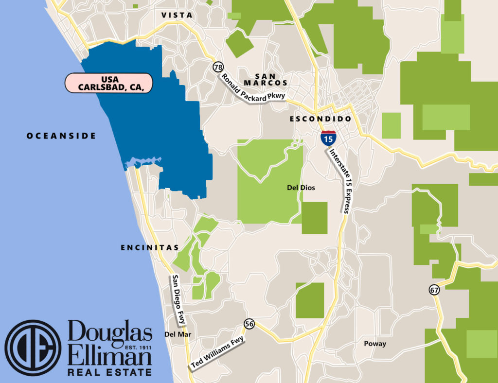 Carlsbad, California, Map Location